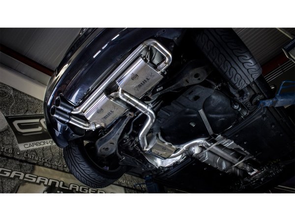 Preview: EGO-X Abgasanlage 3" linksseitig VAG 2.0 T(F)SI FWD (Golf 5, A3 8P, Leon 1P) (mit ECE*)