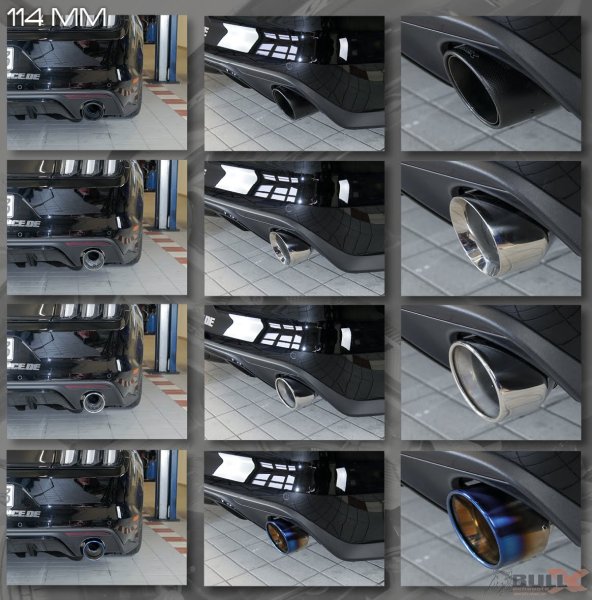 EGO-X Abgasanlage 3" für Ford Mustang VI Ecoboost & V8 (2016)