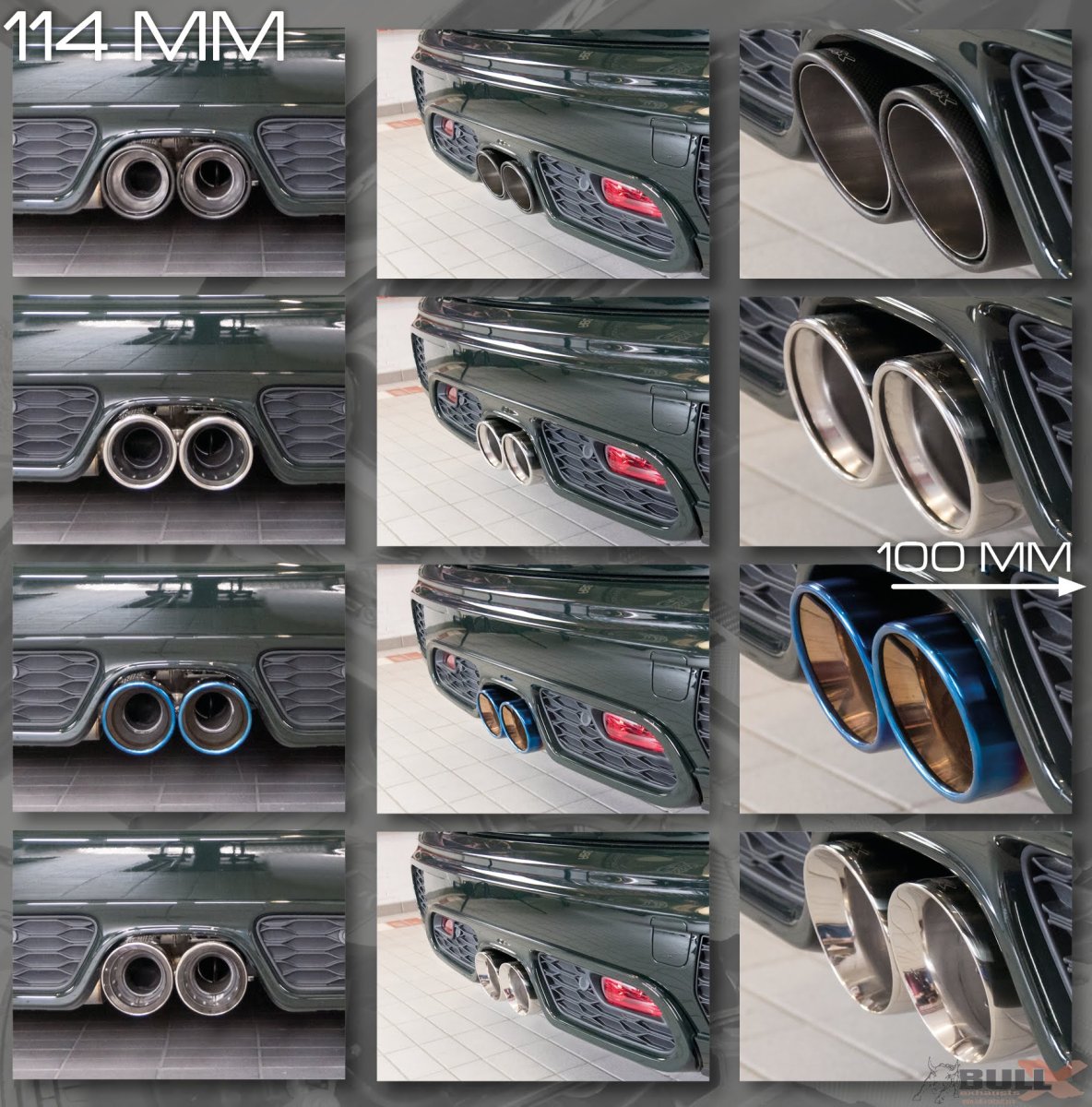 EGO-X Abgasanlage 3" für Mini Cooper S + JCW F56