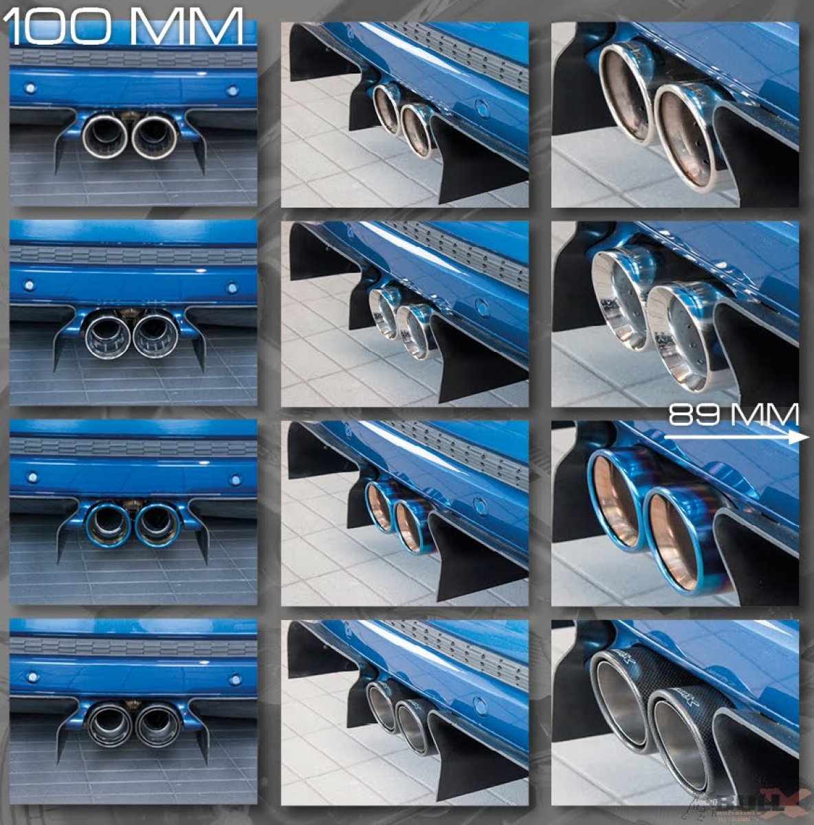 EGO-X Abgasanlage 2,75" für Mini Cooper S und JCW R56 R57 R58 R59