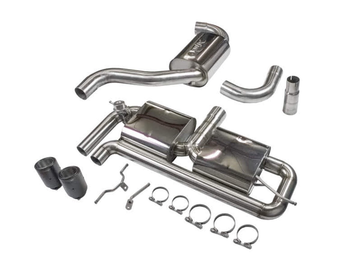 EGO-X Abgasanlage 3" linksseitig VAG 2.0 T(F)SI FWD (Golf 5, A3 8P, Leon 1P) (mit ECE*)
