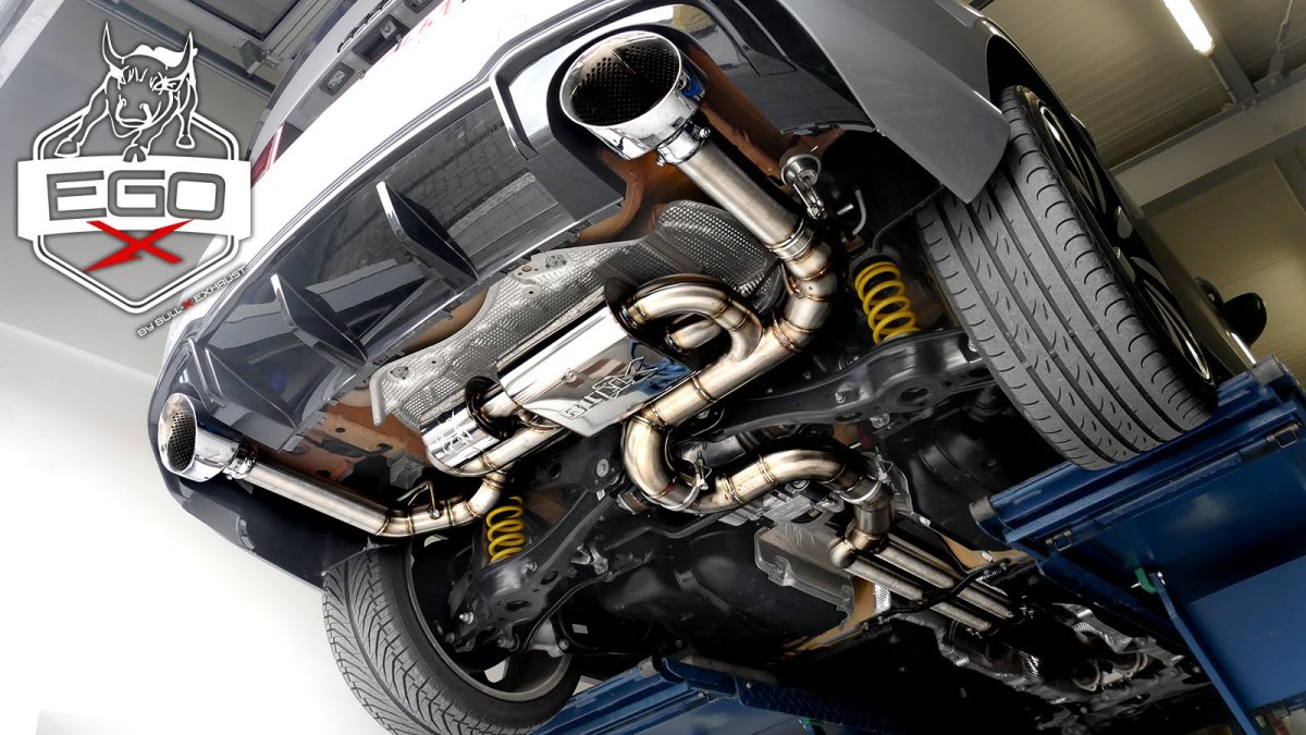 EGO-X Abgasanlage 3,5" für Audi RS3 8V 400PS