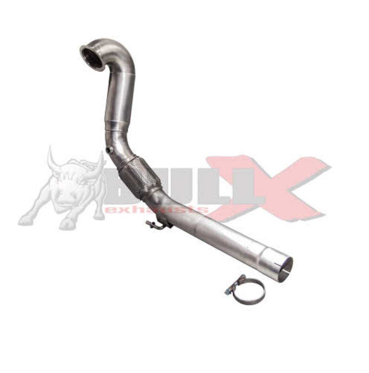 Bull-X Downpipe 3,5" für Polo 6C GTI, Audi A1 und Ibiza Cupra 6P 1.8TSI