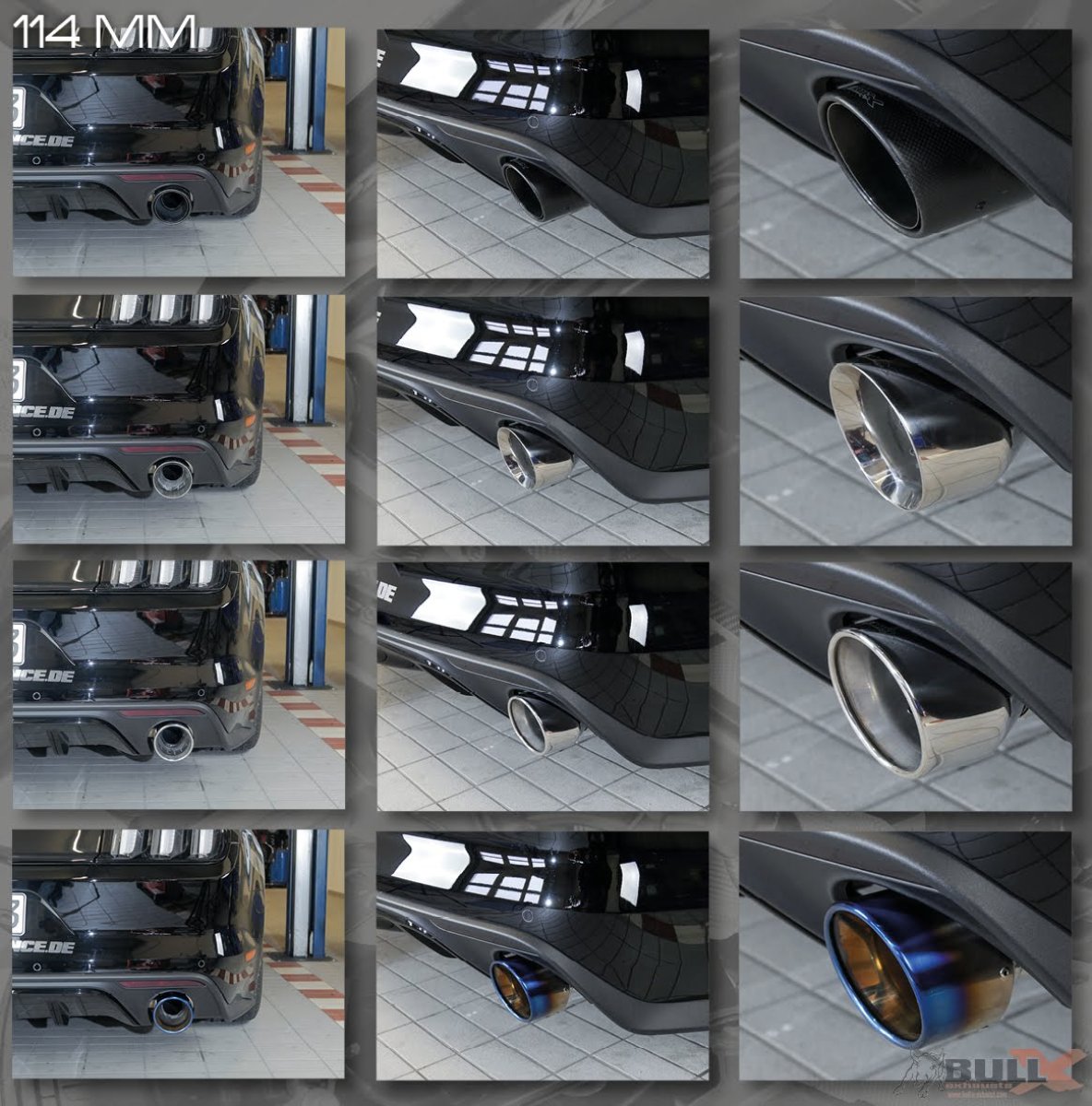 EGO-X Abgasanlage 3" für Ford Mustang VI Ecoboost & V8 (2016)